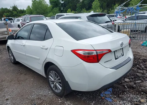 2014 Toyota Corolla Le Plus из США, поврежденный, VIN 5YFBURHE9EP005860